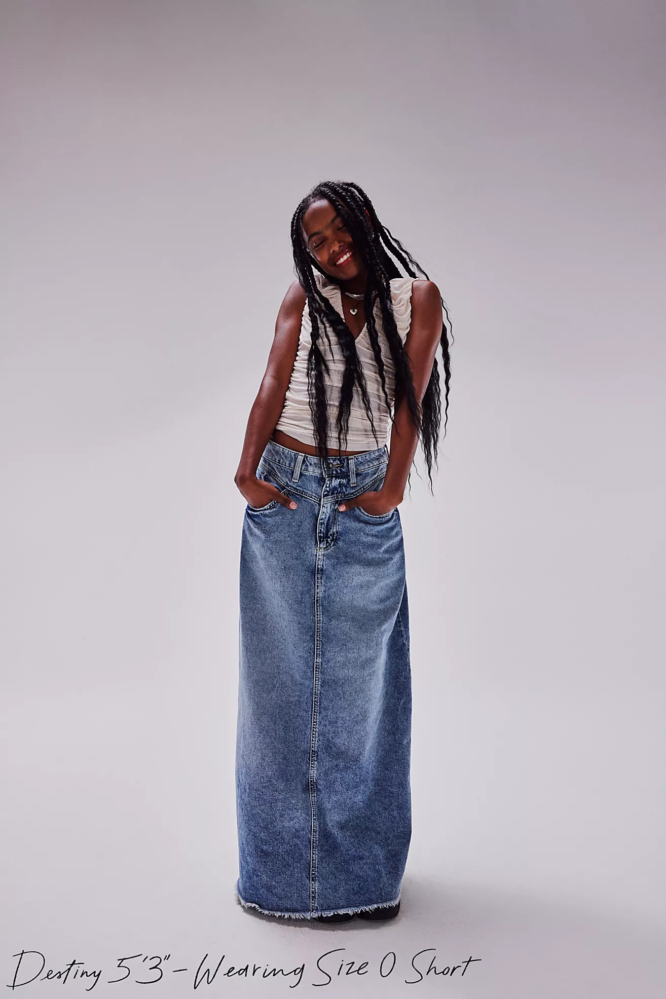 We The Free Come As You Are Denim Maxi Skirt | Free People (Global - UK&FR Excluded)