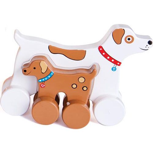 Mommy and Baby Rolling Toy, Dog | Maisonette