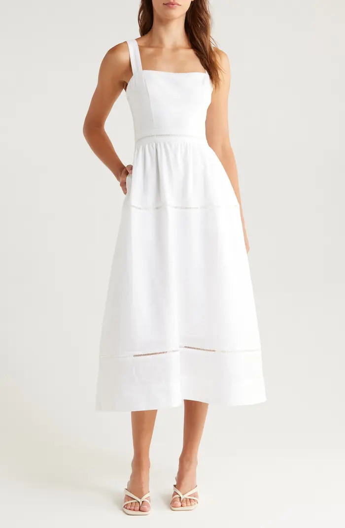 Everett Linen Midi Sundress | Nordstrom