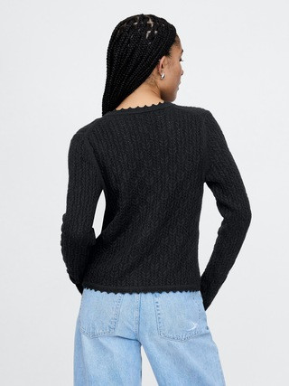 CashSoft Pointelle Cardigan | Gap (US)