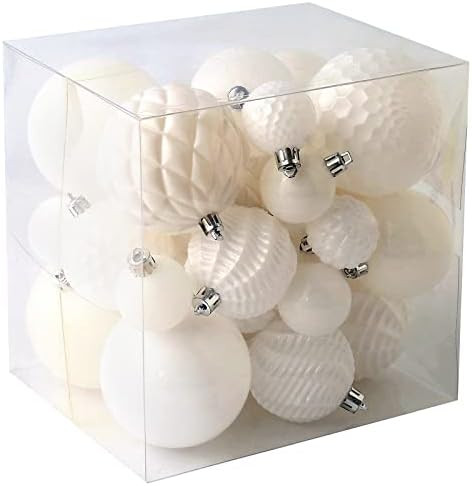 Christmas Balls Ornaments -36pcs Shatterproof Christmas Tree Decorations with Hanging Loop for Xm... | Amazon (US)