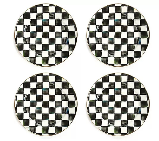 Make Your Selection: MacKenzie- Childs Set of 4 Enamel Chargers | QVC
