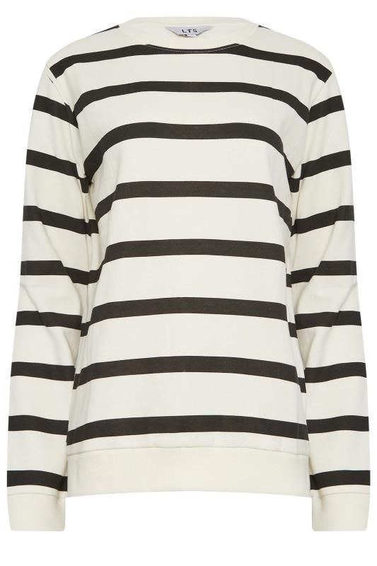 LTS Tall Ivory White Stripe Sweatshirt | Long Tall Sally