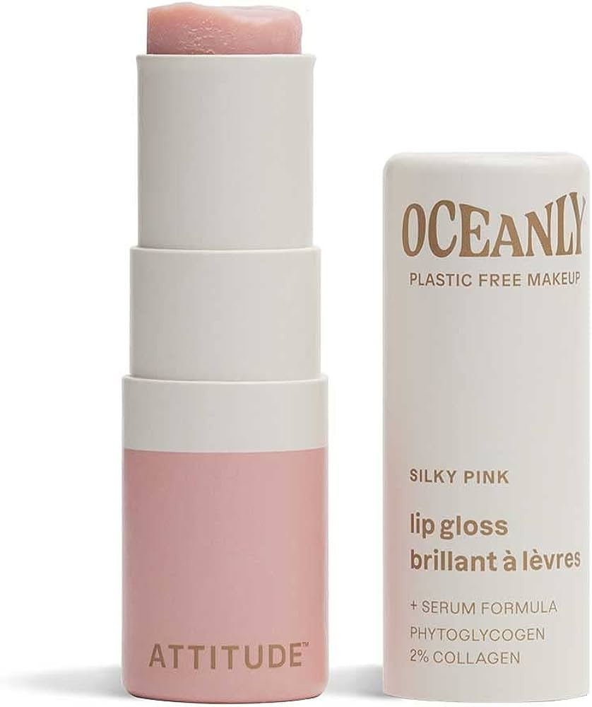 ATTITUDE Oceanly Plastic-Free Sheer Lip Gloss Stick, Titanium Dioxide-Free, EWG Verified, Vegan &... | Amazon (US)