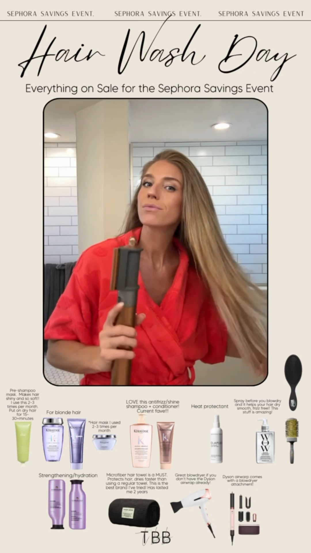 My hair wash day essentials 🤍 all included in the Sephora sale! Everything is 15–30% off with code SPRINGSALE ✨

Sign up for Beauty Insider to get the discount (it’s free + just a rewards program, not a credit card!). Currently open to Rouge members, but opens to everyone 4/14 💛

Sephora savings event, hair routine, hair products, hair tips

#LTKSaleAlert #LTKselfcare #LTKBeauty