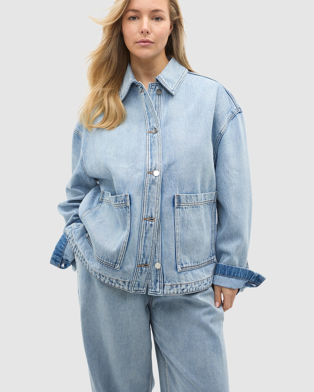 Seed Heritage - Denim Jacket - Jeans (Blue Wash) Denim Jacket | THE ICONIC (AU & NZ)