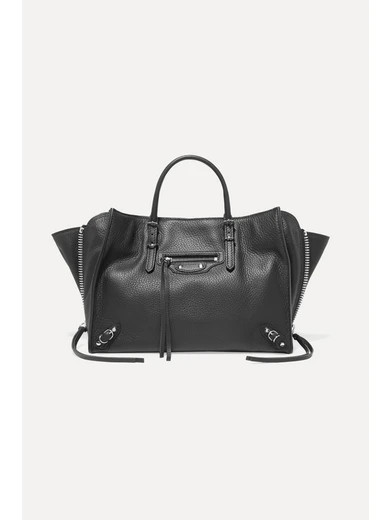 Balenciaga - Papier A6 Small Textured-leather Tote - Black | NET-A-PORTER (UK & EU)