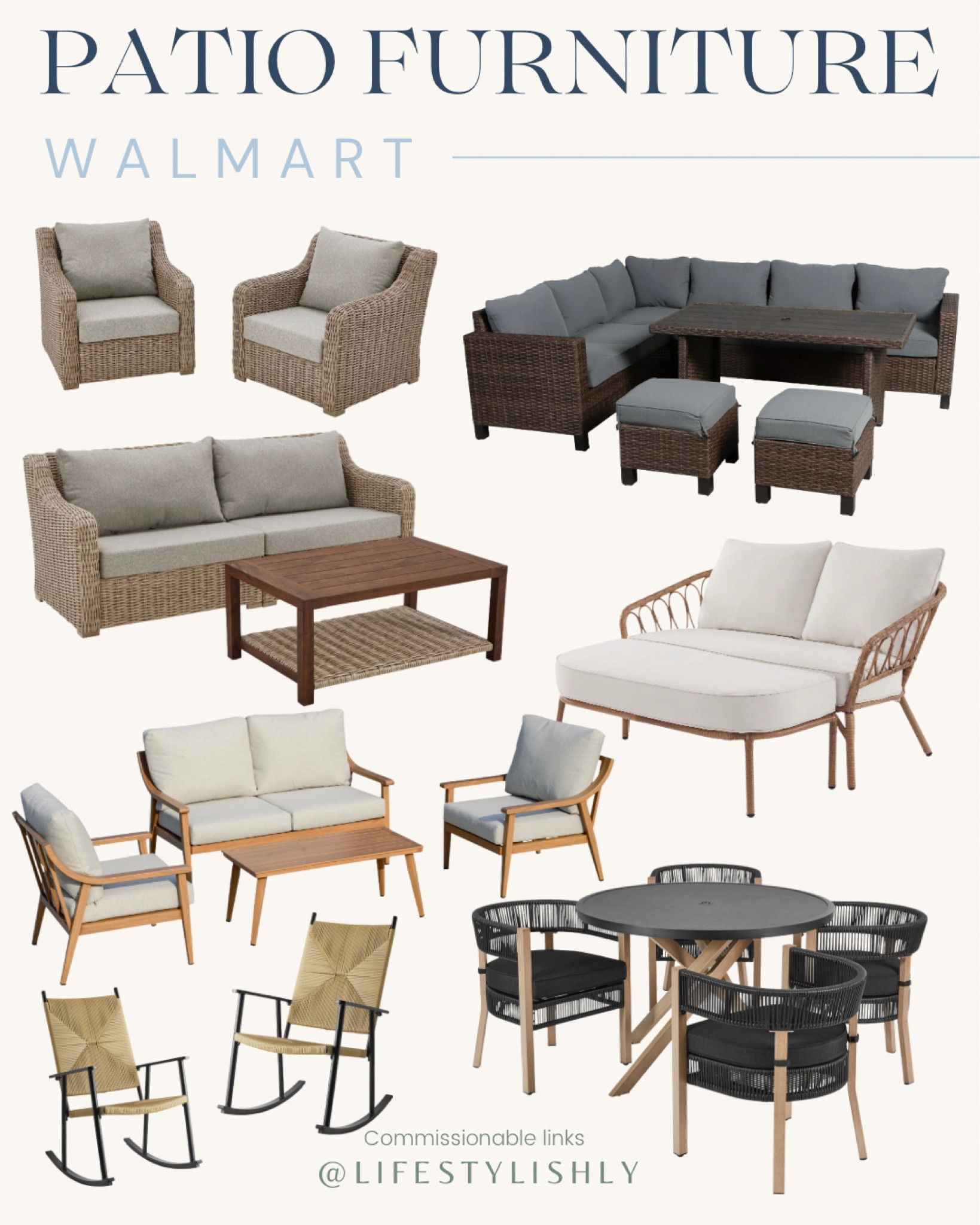 Patio furniture from Walmart! Love these Walmart patio sets that are back for the spring and summer!
#Walmart #Walmartpatio #Walmarthome

#LTKsalealert #LTKSeasonal #LTKhome