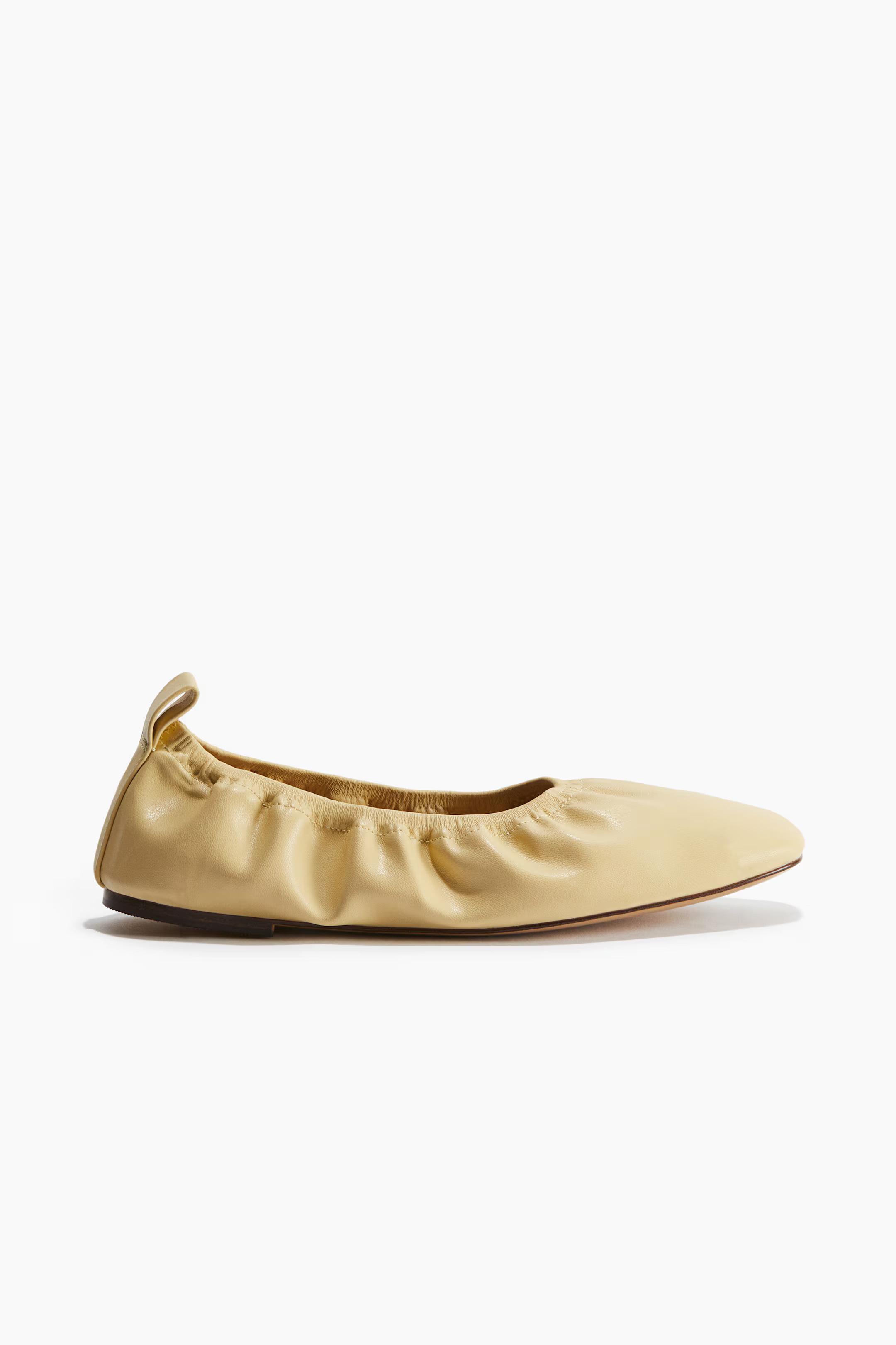 Ballet pumps - Light yellow - Ladies | H&M GB | H&M (UK, MY, IN, SG, PH, TW, HK)