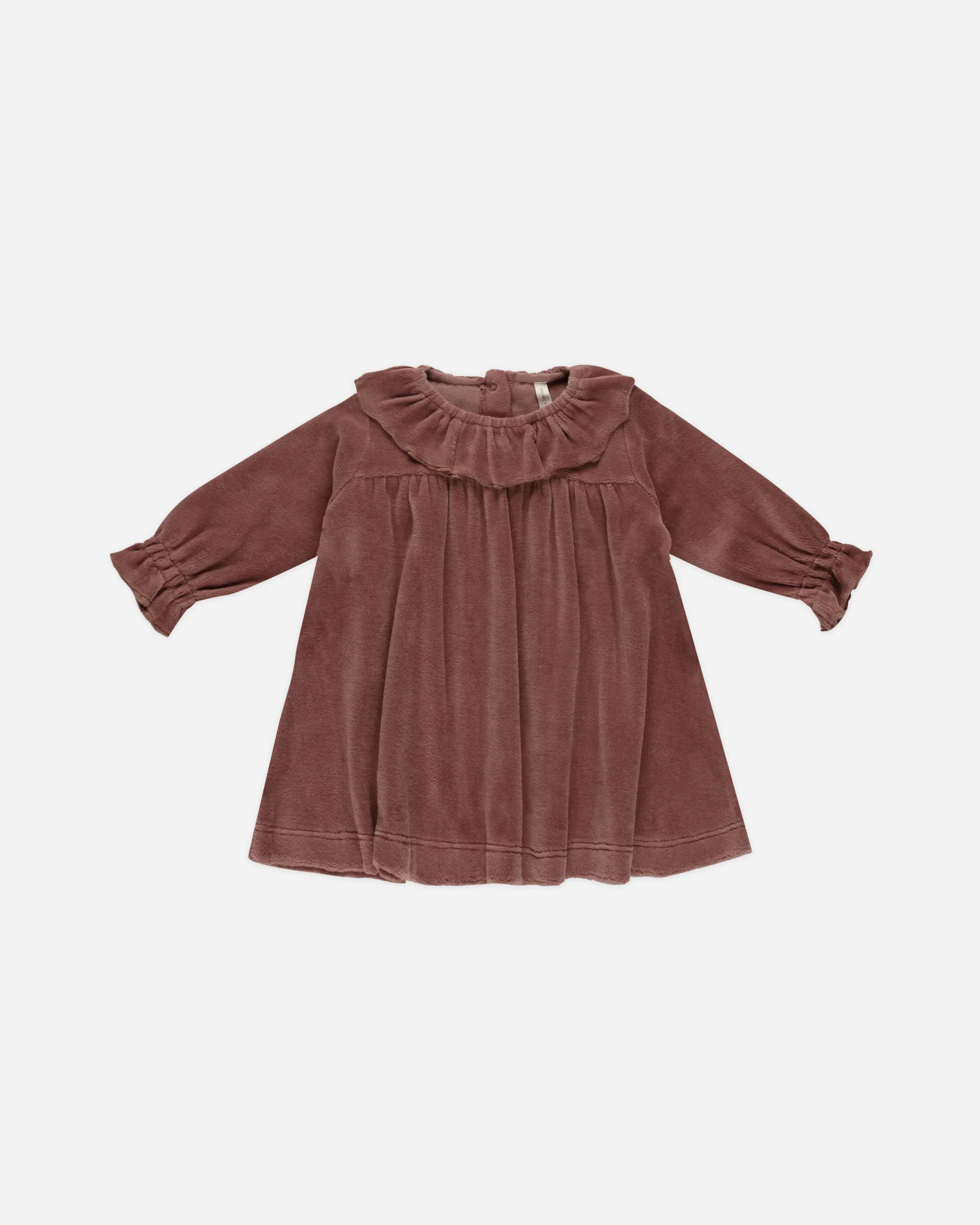 Velour Baby Dress || Cranberry | Rylee + Cru