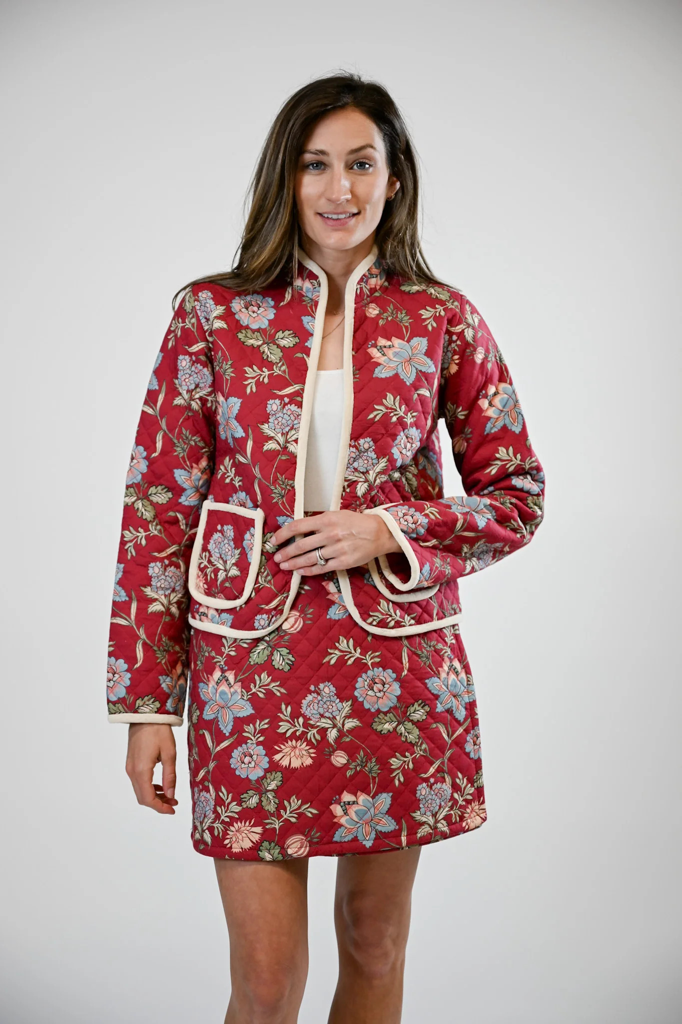 Nola Jacket | Scarlet Meadow | Victoria Dunn LLC