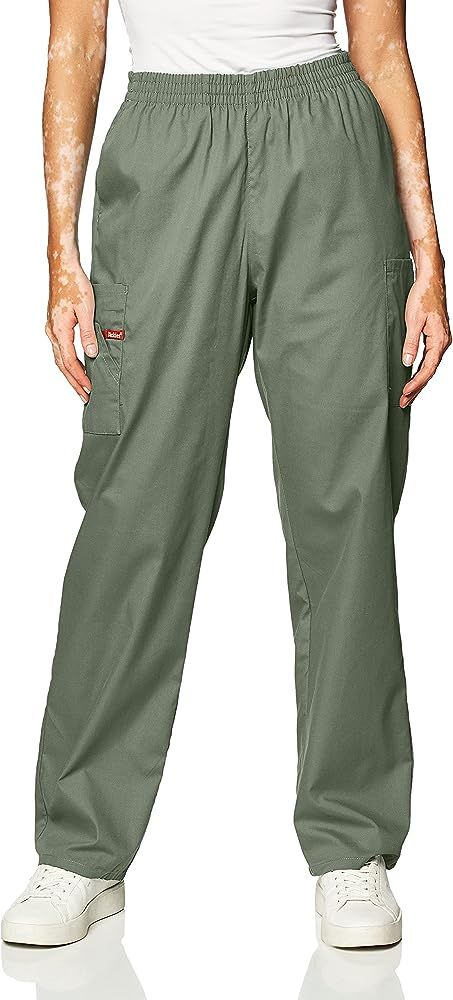 Dickies Women's Signature Elastic Waist Scrubs Pant 86106 | Amazon (US)