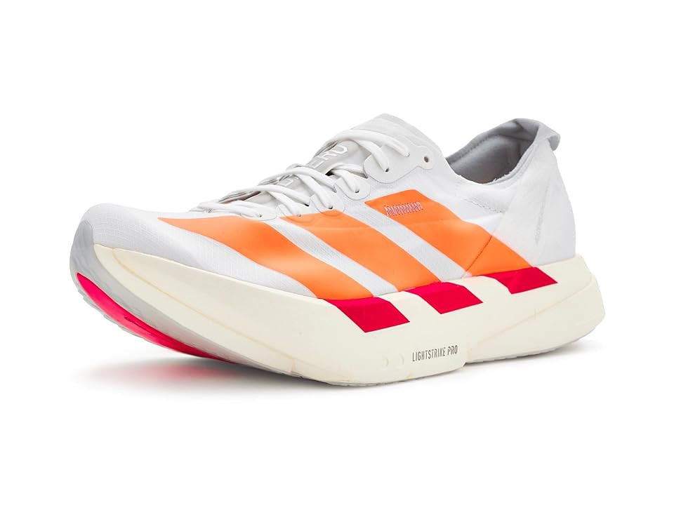 adidas Adizero Adios Pro 4 Running Shoes Men's Shoes White/Lucid Red: 6.5 D - Medium | Zappos.com