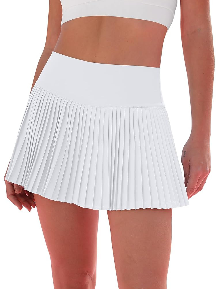 Pleated Tennis Skirt for Women with Shorts Women's Skirts High Waisted Golf Skirts Workout Athlet... | Amazon (US)