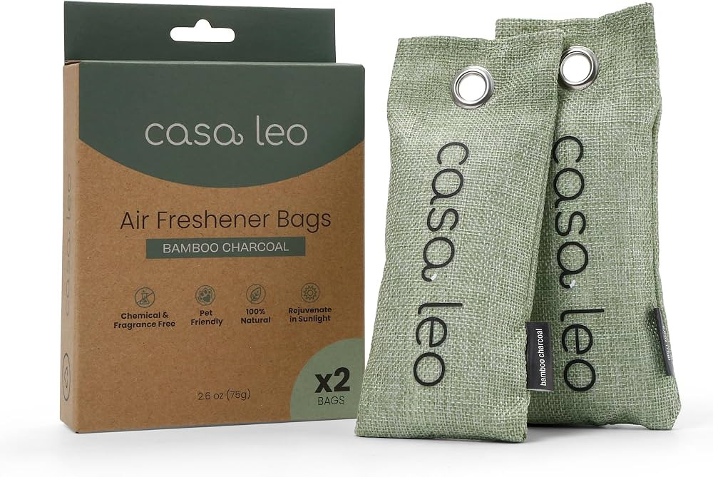 Leo's Loo Too by Casa Leo I Charcoal Replacement Bags I Made of Bamboo Charcoal I Removes Odors | Amazon (US)