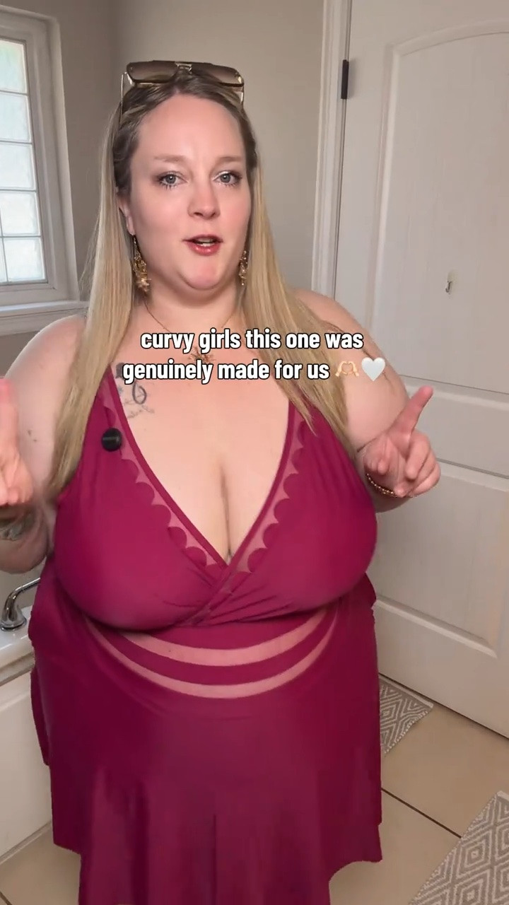 Plus size girls — I have never felt more comfortable in a swimsuit honestly.
This one hugs just right, full coverage, adjustable straps, and the details are so cute.

plus size swim dress, plus size swimsuit, tummy control swimwear, bloomchic, surplice swim dress, plus size bathing suit, full coverage swimsuit

#LTKSwim #LTKPlusSize #LTKMidsize
