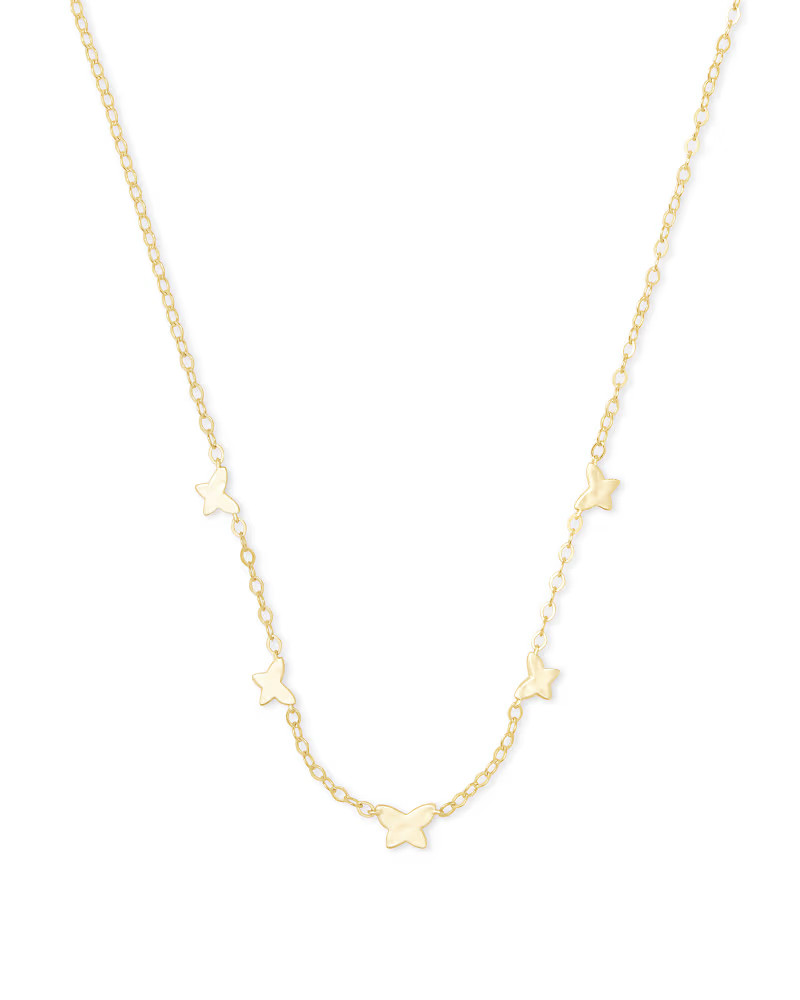 Lillia Butterfly Strand Necklace in Gold | Kendra Scott