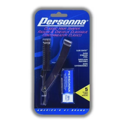 Personna Classic Hair Shaper | Razor with 1 tuck of 5 Stainless Steel blades | Proven quality | Stylist approved | Target
