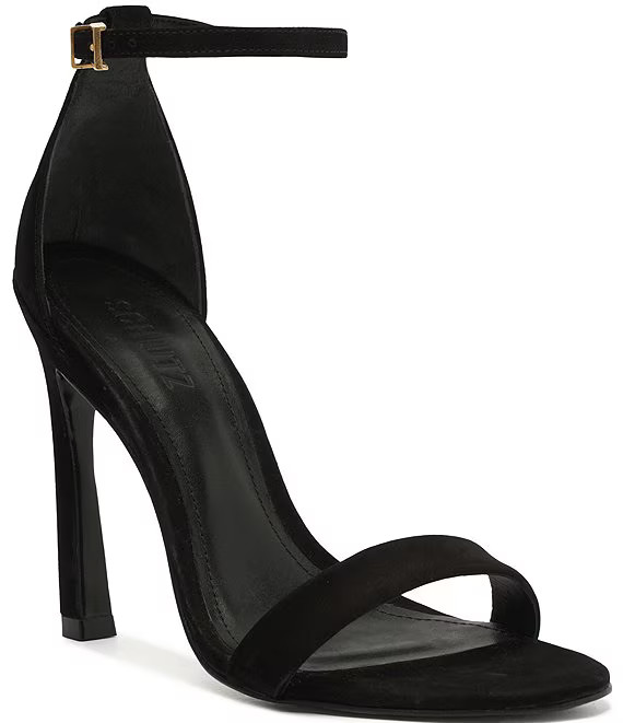 Cadey-Lee Curve Nubuck Ankle Strap Sandals | Dillard's