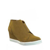 Vesper by 7, Hidden Wedge Heel Sneakers - Women Sporty Elastic Shootie | Walmart (US)