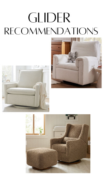 Glider recommendations for your newborn!  

 #LTKBaby #LTKKids #LTKFamily