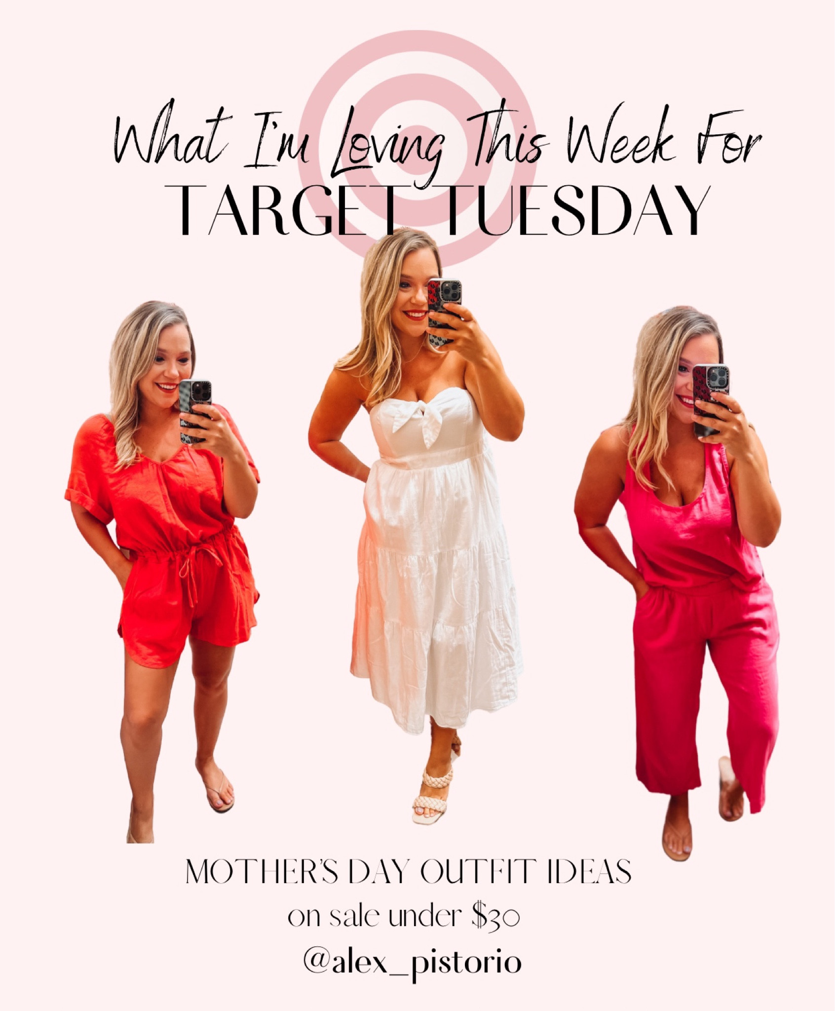 Can we talk about the middle dress!!! So many cute pieces in target right now for Mother’s Day plans!!!


All 20% off right now! 

Midsize style
Target Tuesday 
Target finds
Target dresses
Mom style
Mother’s Day outfits 



#LTKSeasonal #LTKunder50 #LTKsalealert
