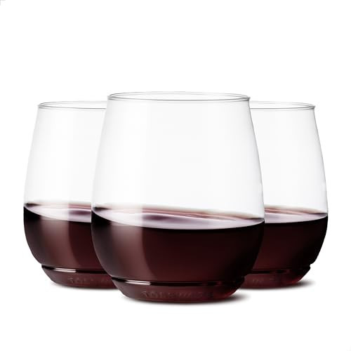 TOSSWARE POP 14oz Vino SET OF 12, Recyclable, Unbreakable & Crystal Clear Plastic Wine Glasses, 12 Count (Pack of 1) | Amazon (US)