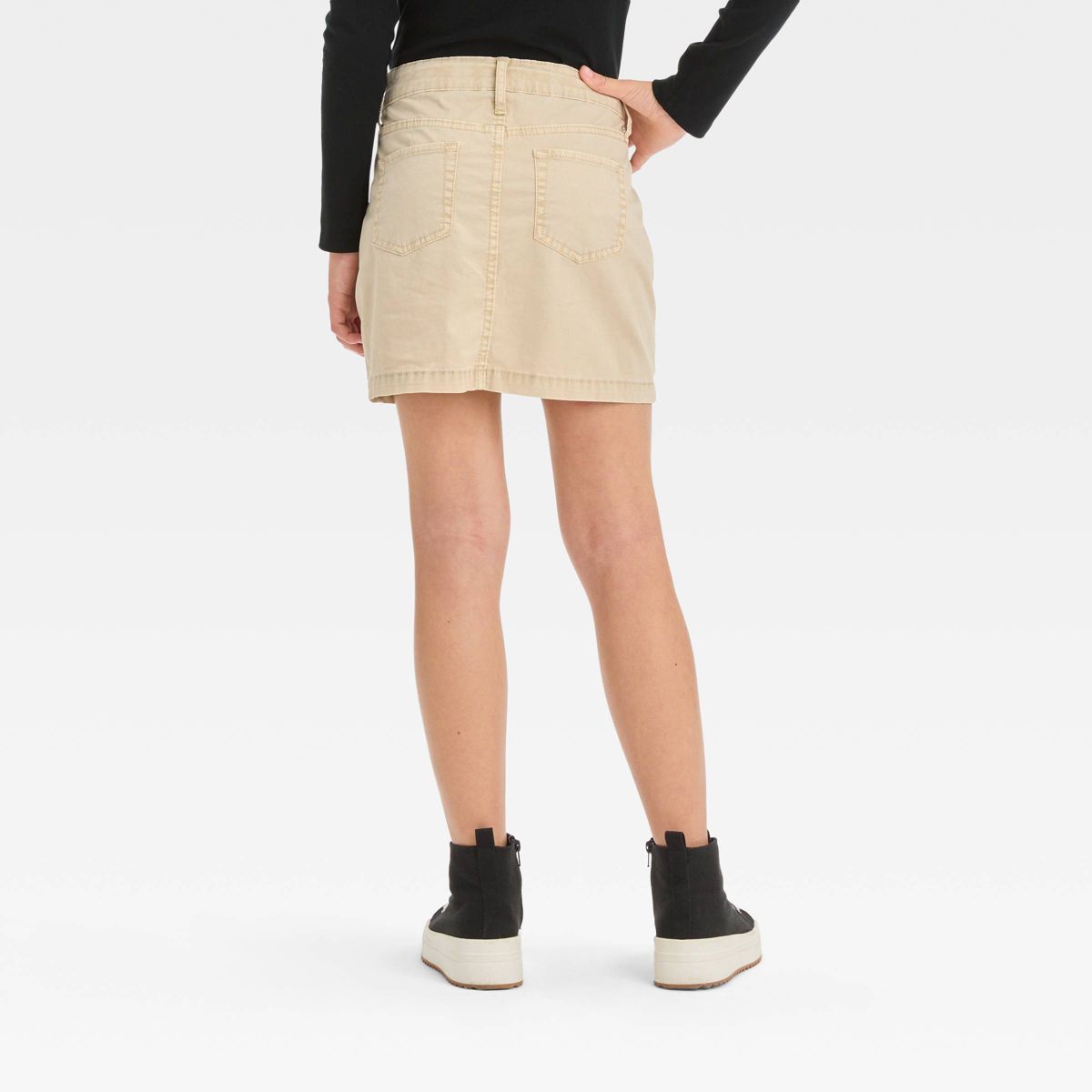 Girls' Twill Chino Skirt - art class™ | Target