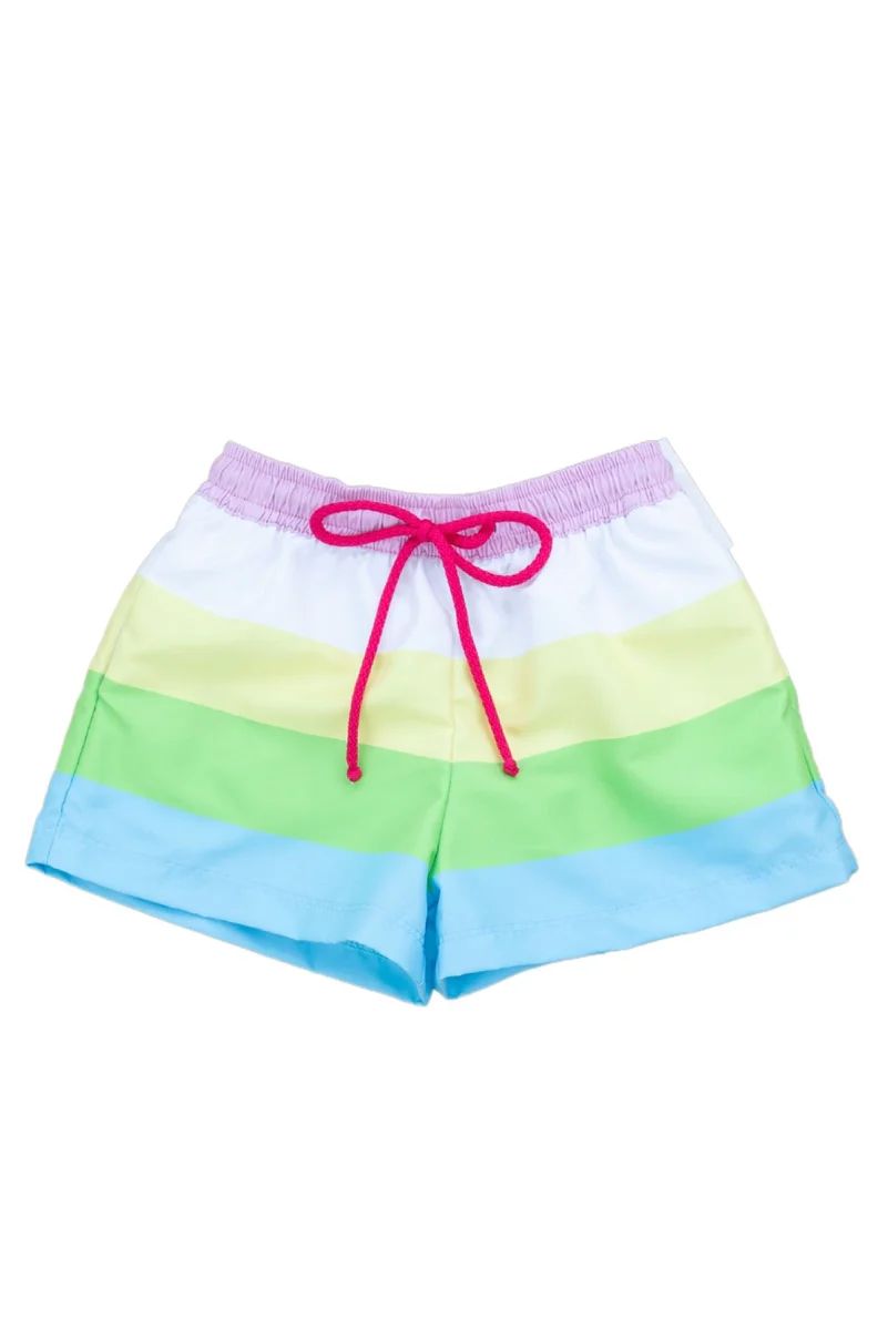 Summer Blooms Boys Swim Trunks | Grace and James Kids