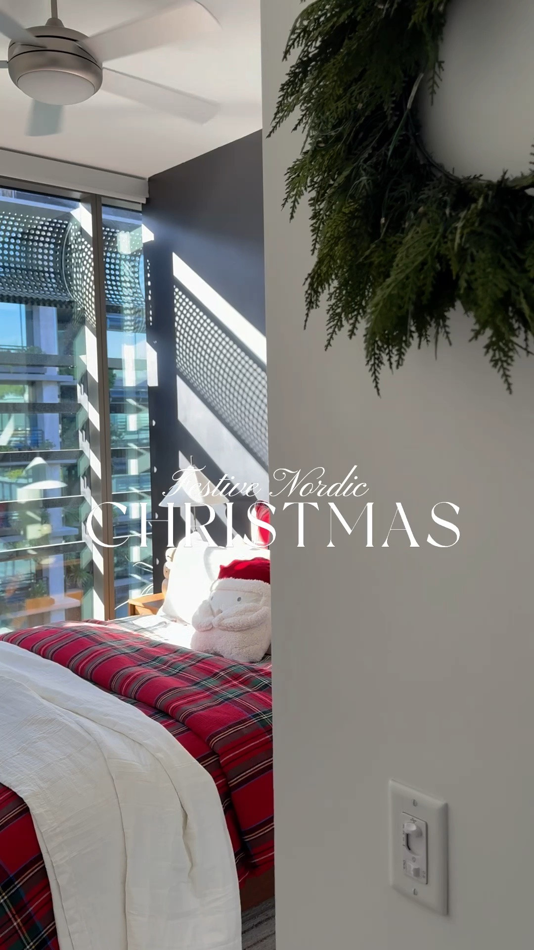 Nordic style Christmas🎄

Santa pillow, Christmas bedding, plaid bedding, wooden reindeer, paper ornaments

#LTKHome #LTKSeasonal
