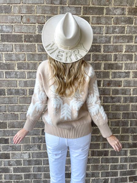 Obsessed with this hat!

Christmas outfit, wide brim hat, sweater, holiday outfit, Christmas hat

#LTKstyletip #LTKSeasonal #LTKHoliday