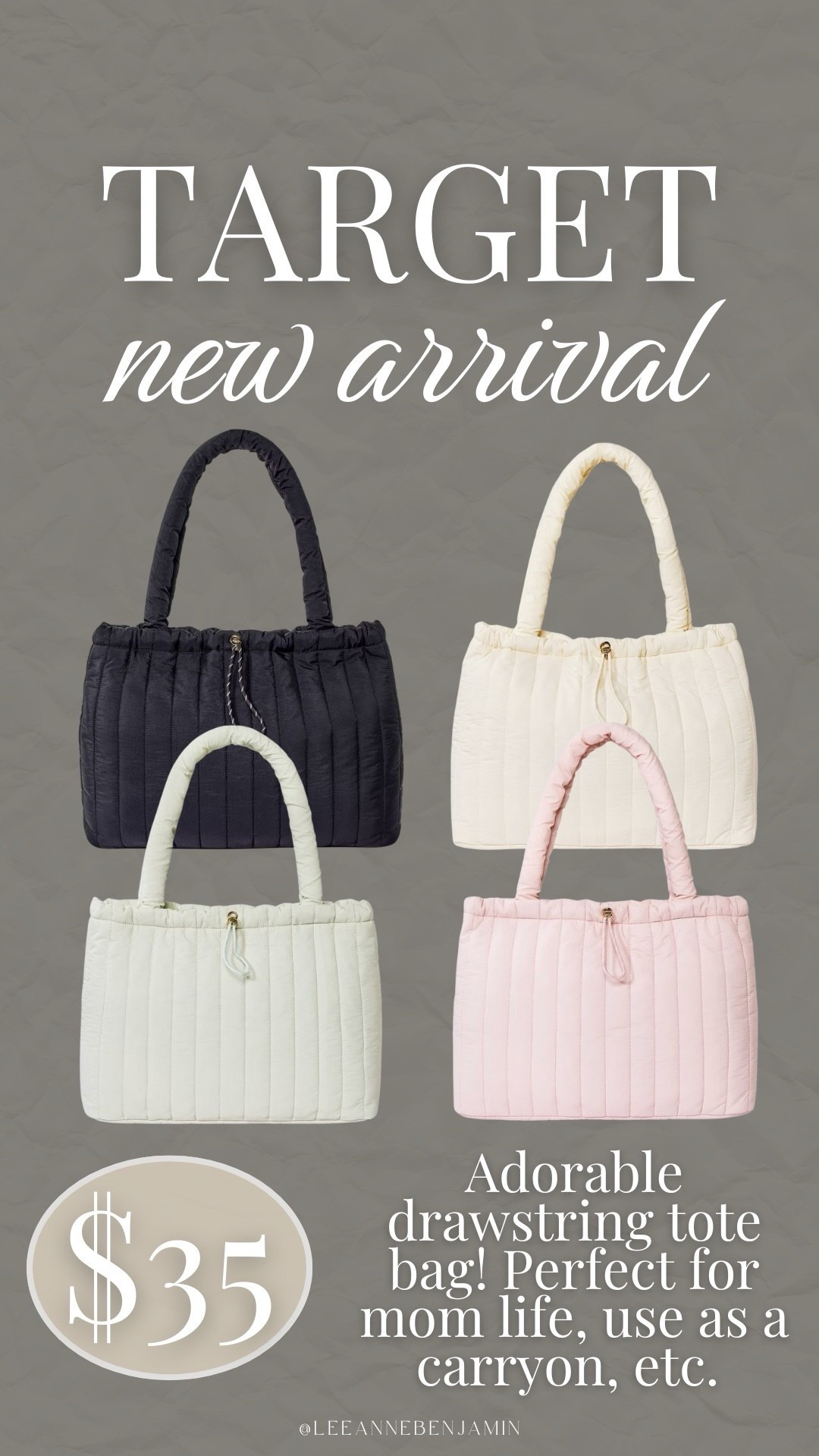 Adorable Target drawstring bag!!

#LTKgrwm #LTKootd #LTKmomlife