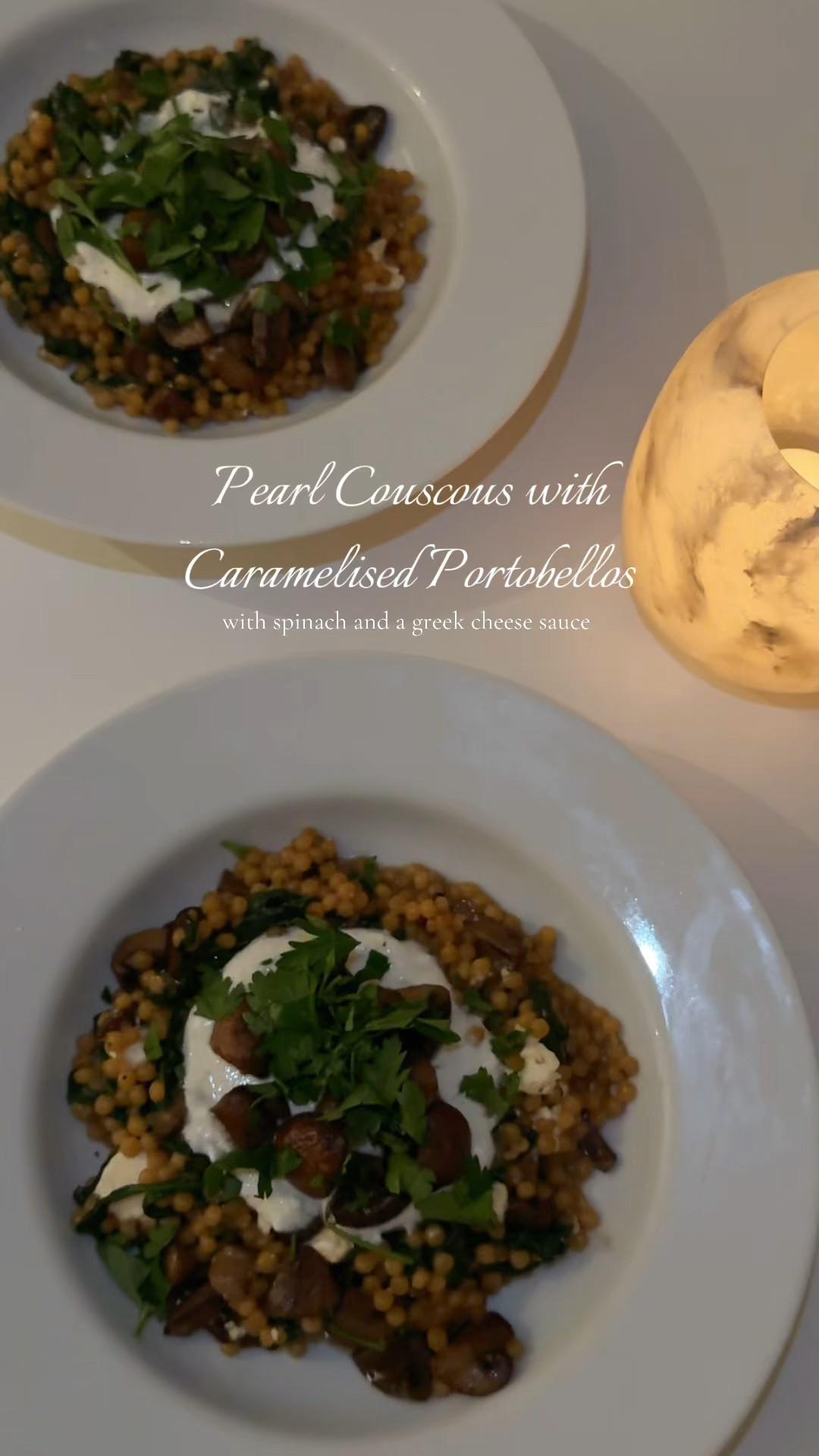 Pearl Couscous with Caramelised Portobellos - with spinach and a greek cheese sauce 🍄‍🟫

The perfect dinner for a rainy Autumn day

Recipe from @HelloFresh, amazing to have all the ingredients already at home!

Free desert for life and up to €90 off the next 4 deliveries with my link / code 🥰 ad

ES: https://www.filify.co/SHAbR
International: use code HELLOES277

#recipesoftiktok #dishoftheday #autumnrecipes #hellofresh #comidatiktok 

#LTKeurope #LTKhome #LTKautumn