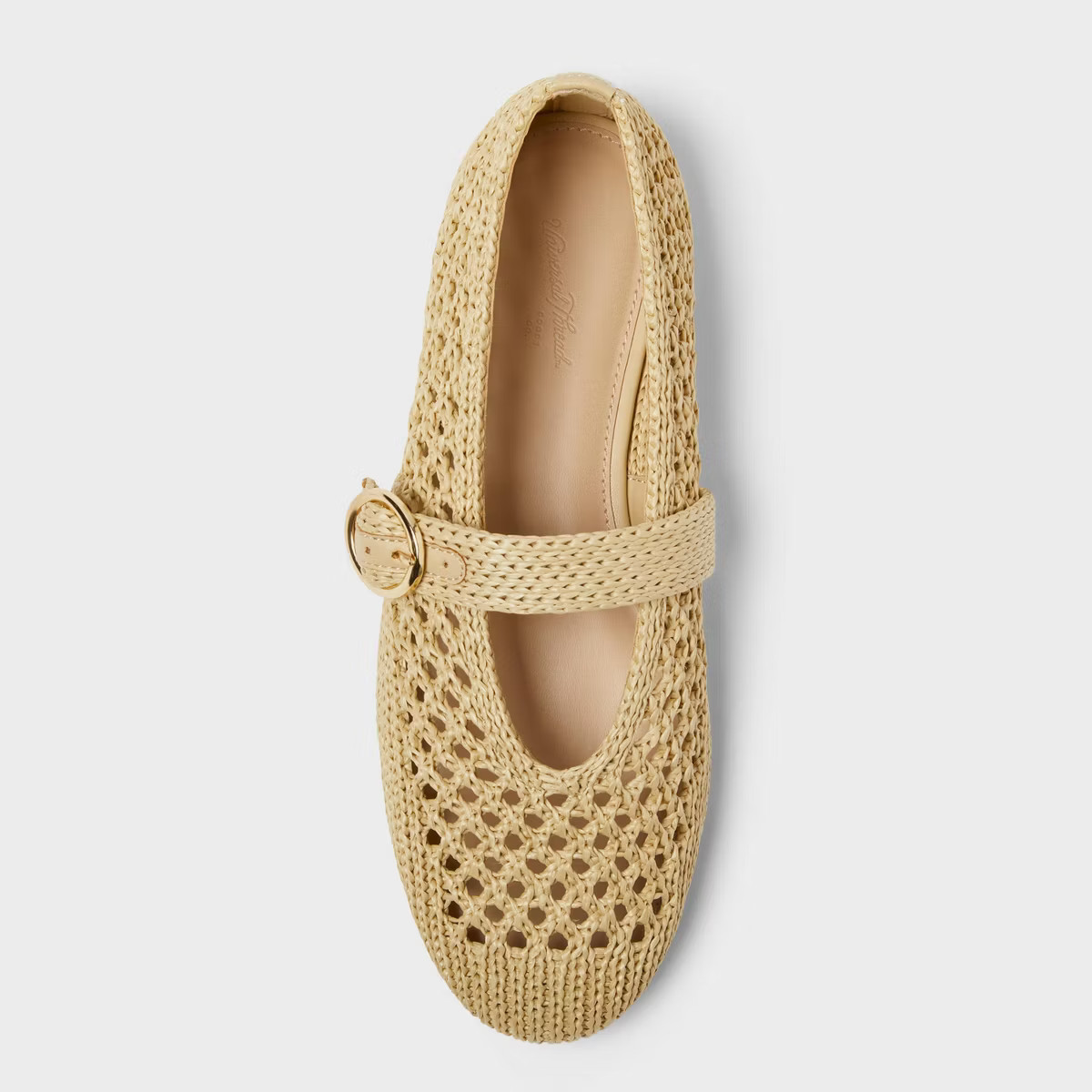 Women's Sia Knit Woven Mary Jane Flats - Universal Thread™ | Target