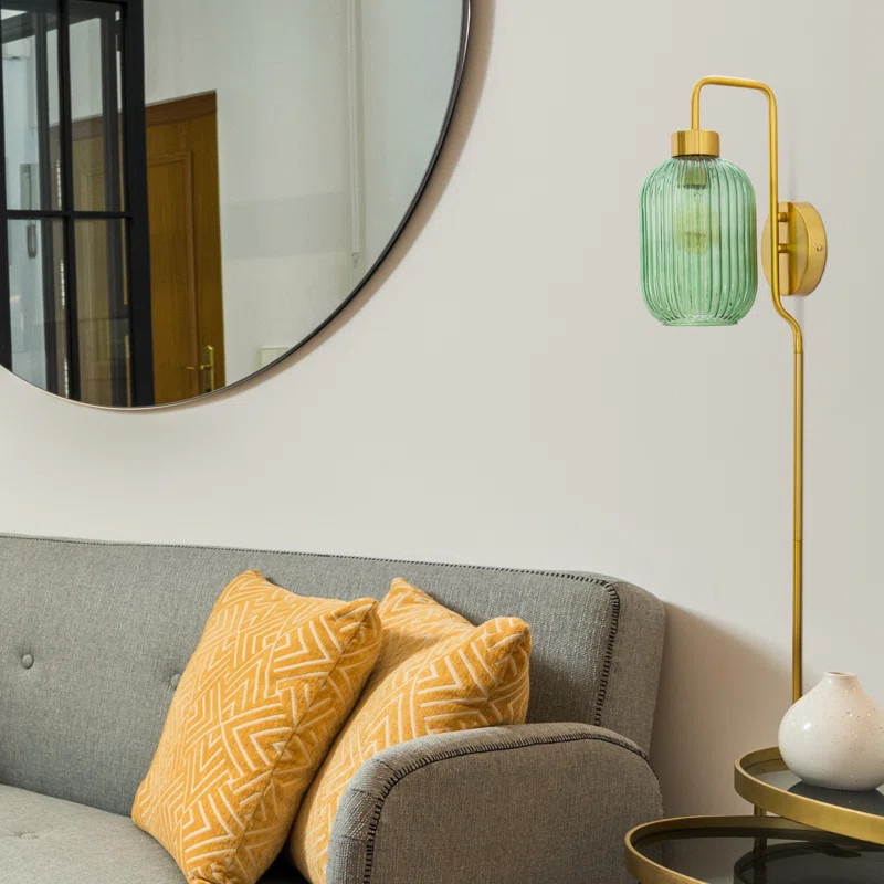 Georgetown Iron Plug-in Armed Sconce | Wayfair North America