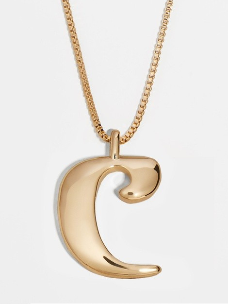 Angela Initial Pendant Necklace | BaubleBar (US)