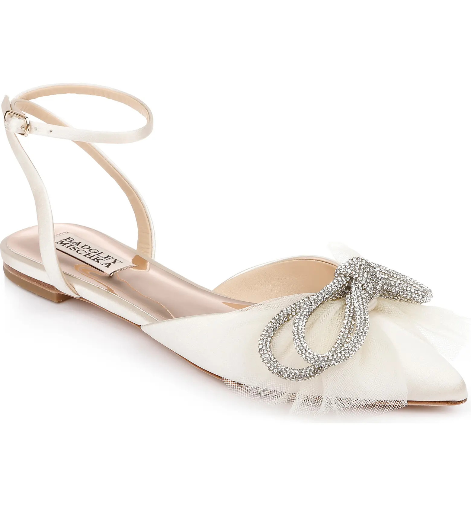 Badgley Mischka Collection Sabina Bow Flat | Nordstrom | Nordstrom