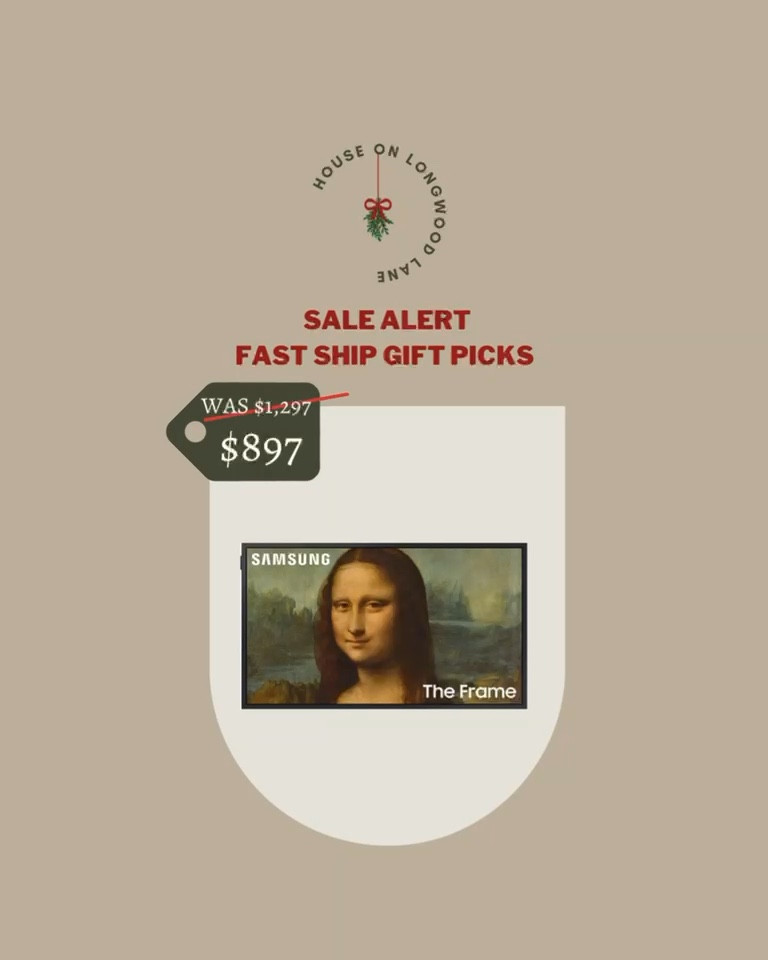 Christmas is right around the corner! Save 31% OFF on the infamous Samsung Frame TV & it arrives BEFORE Christmas! 

#LTKhome #LTKHoliday #LTKsalealert