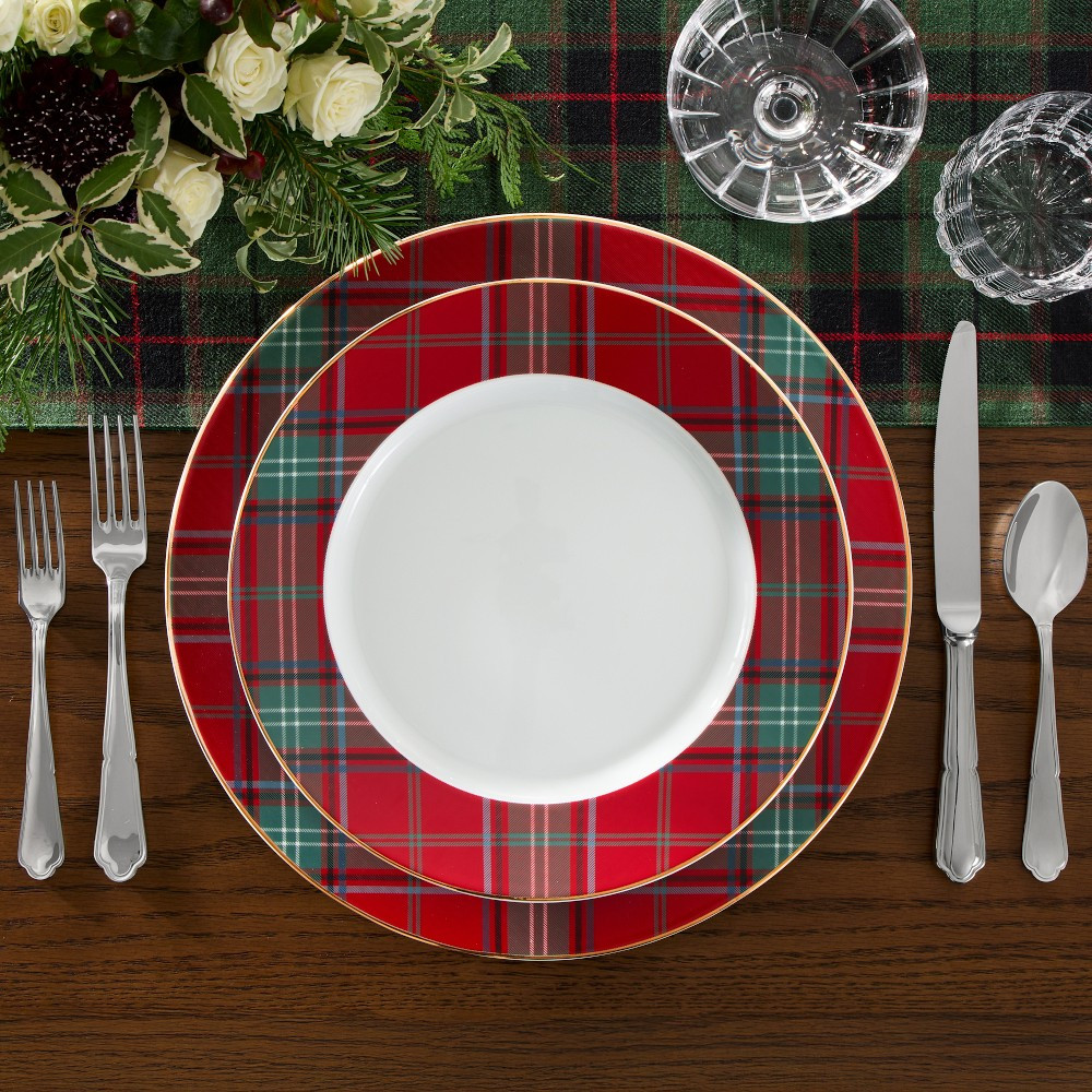 Red Tartan Dinner Plates | Williams-Sonoma