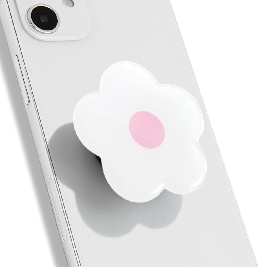OnTheGrip Cute Solid Color Daisy Flower Design Collapsible Mobile Phone Grip Stand Holder for Sma... | Amazon (US)