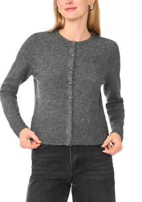Women's Long Sleeve Button Front Crew Neck Sweater | Belk