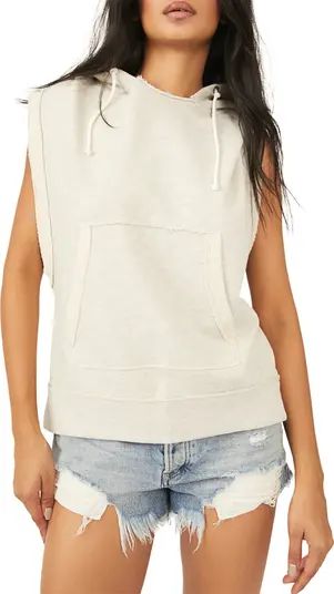 Donny Sleeveless Cotton Hoodie | Nordstrom