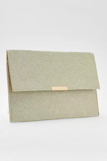 Glitter Envelope Clutch | Boohoo.com (US & CA)
