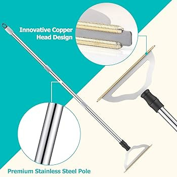 Carpet Rake for Pet Hair Removal - Reusable Pet Hair Remover for Carpet Long Handle, Advanced Dog... | Amazon (US)