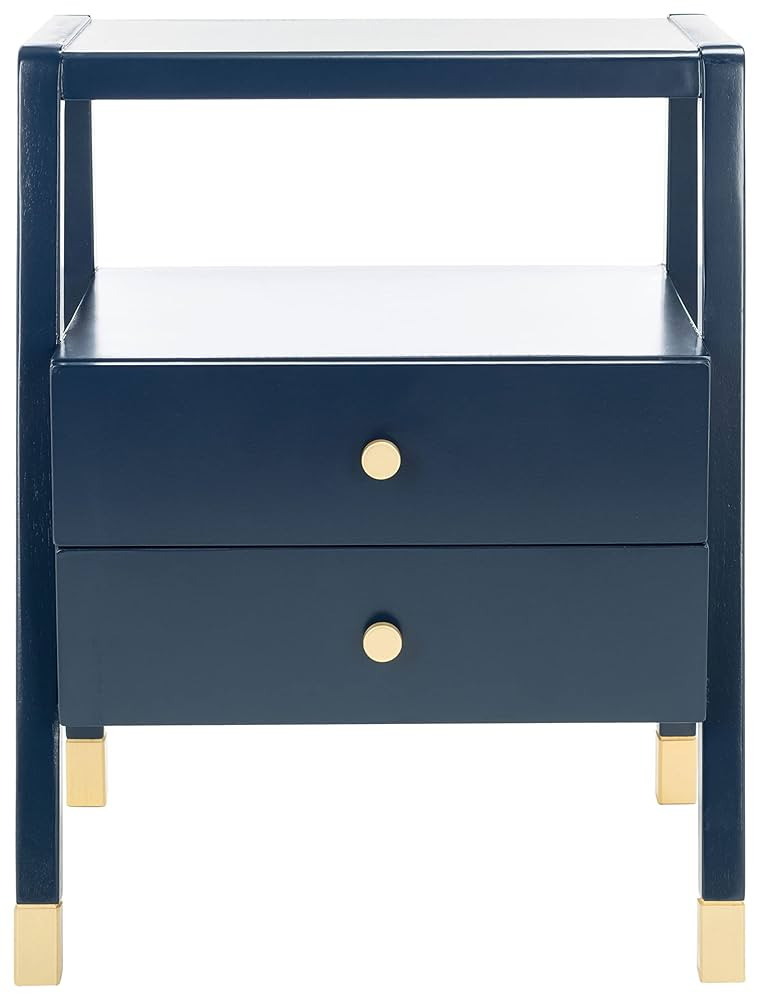 Safavieh Home Collection ACC6602 Accent Table, Navy/Gold | Amazon (US)