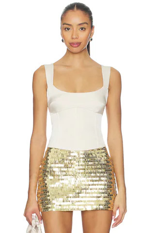 Runaway The Label Sindy Bustier in Champagne from Revolve.com | Revolve Clothing (Global)