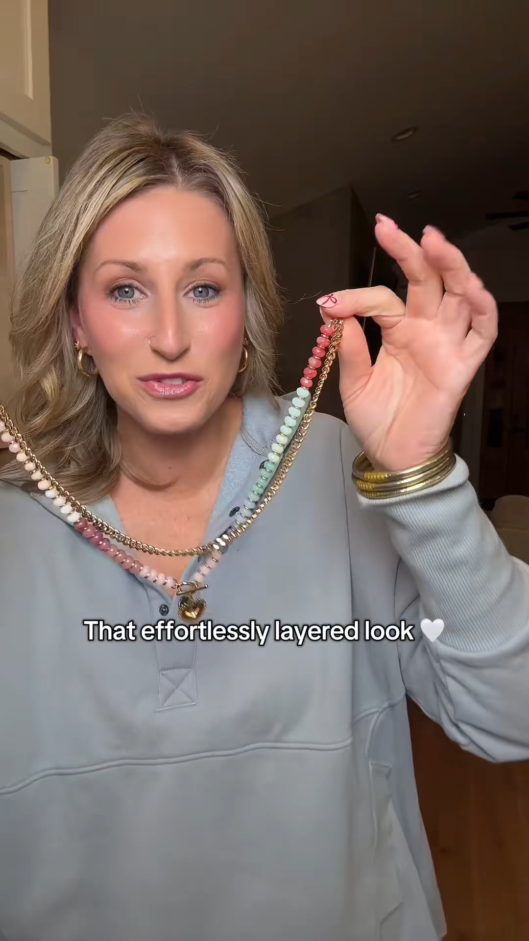 Obsessed is an understatement. It’s giving that viral look everyone loves, but without the price!! No more tangled mess of multiple necklaces because it’s one necklace. Throw it on once and you’re done. No effort, all the vibe.  

 

#LTKMothersDay #LTKootd #LTKmomlife