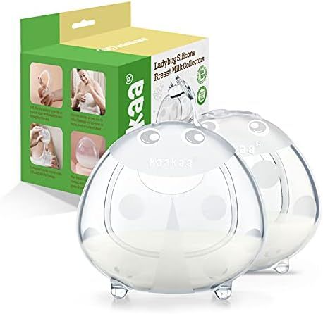 Amazon.com : haakaa Ladybug Breast Milk Collector - Soft Breast Shells | Wearable Nursing Cups | ... | Amazon (US)
