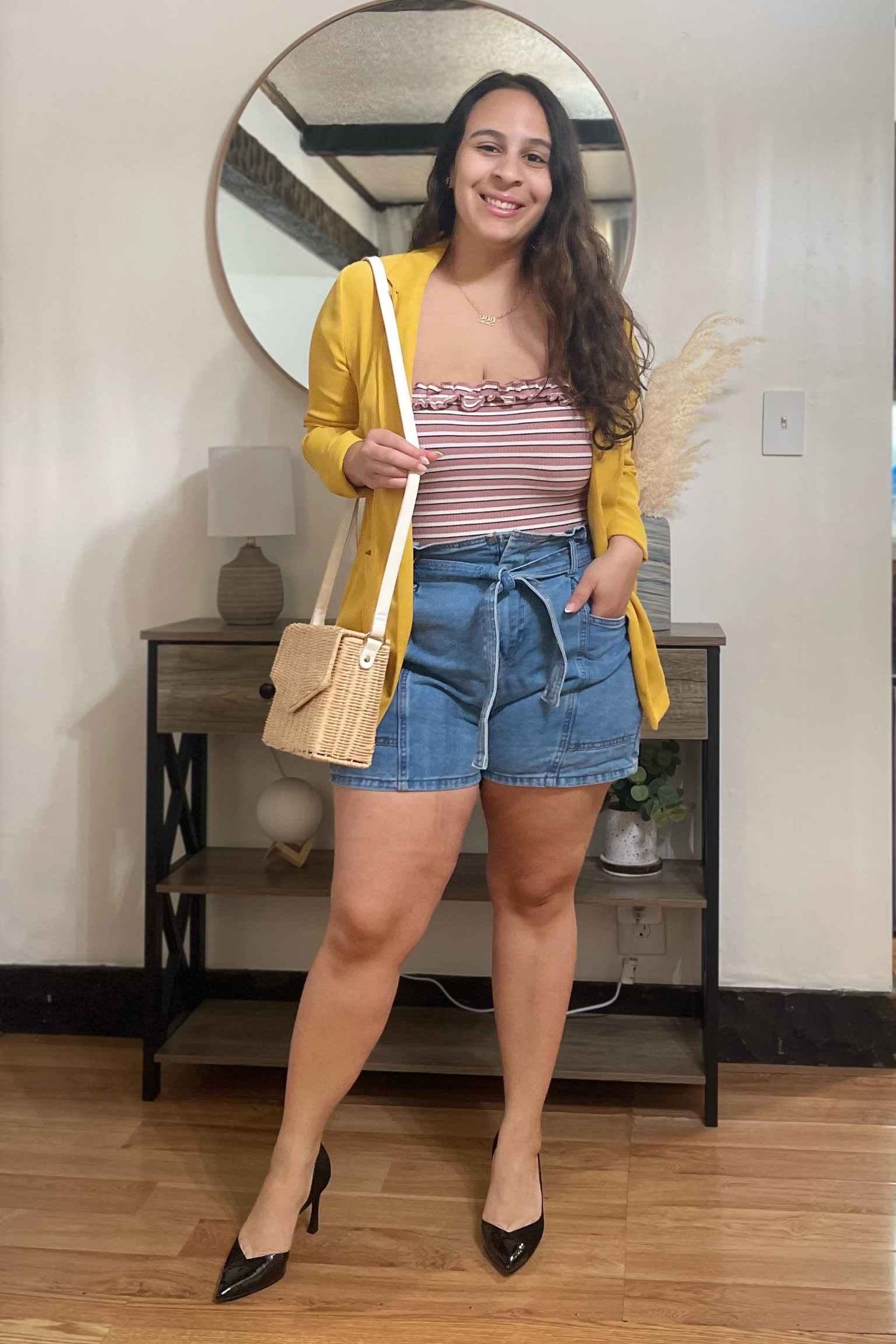 Blazer style round two — I loved styling my mint blazer a few weeks ago. So I decided to style another one from my collection. 

Loved the casual yet “dressy” feel to this look. 

And if you want to dress it down, just switch the pumps for sandals. 

You can also wear the outfit without the blazer altogether — which you can see in my reel posted on my Instagram 🫶🏼

#topshop #nordstrom #target #amazon #forever21 #blazer #blazerstyle #outfitseries 

#LTKFind #LTKstyletip #LTKunder100