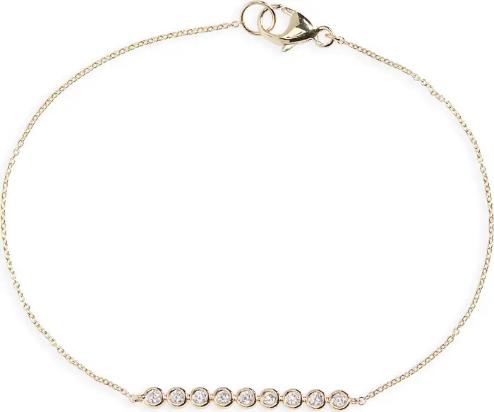 Dana Rebecca Designs Lulu Jack Bezel Diamond Bar Bracelet | Nordstrom | Nordstrom